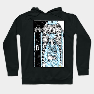 Modern Tarot - 2 The High Priestess Hoodie